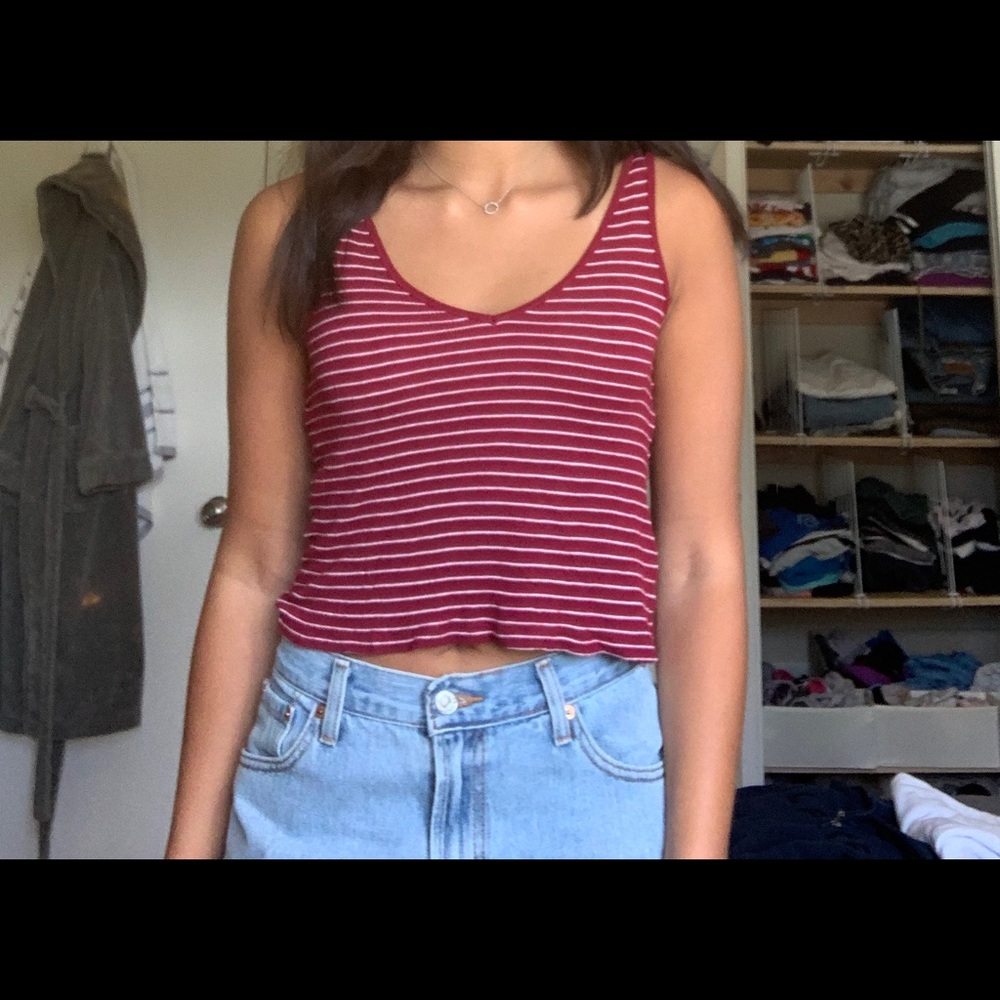 Super cute and barely worn BP striped tank top!
